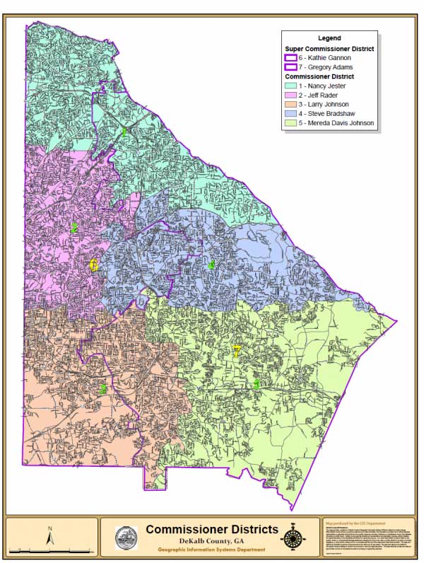 District 6 Map Commissioner Ted Terry