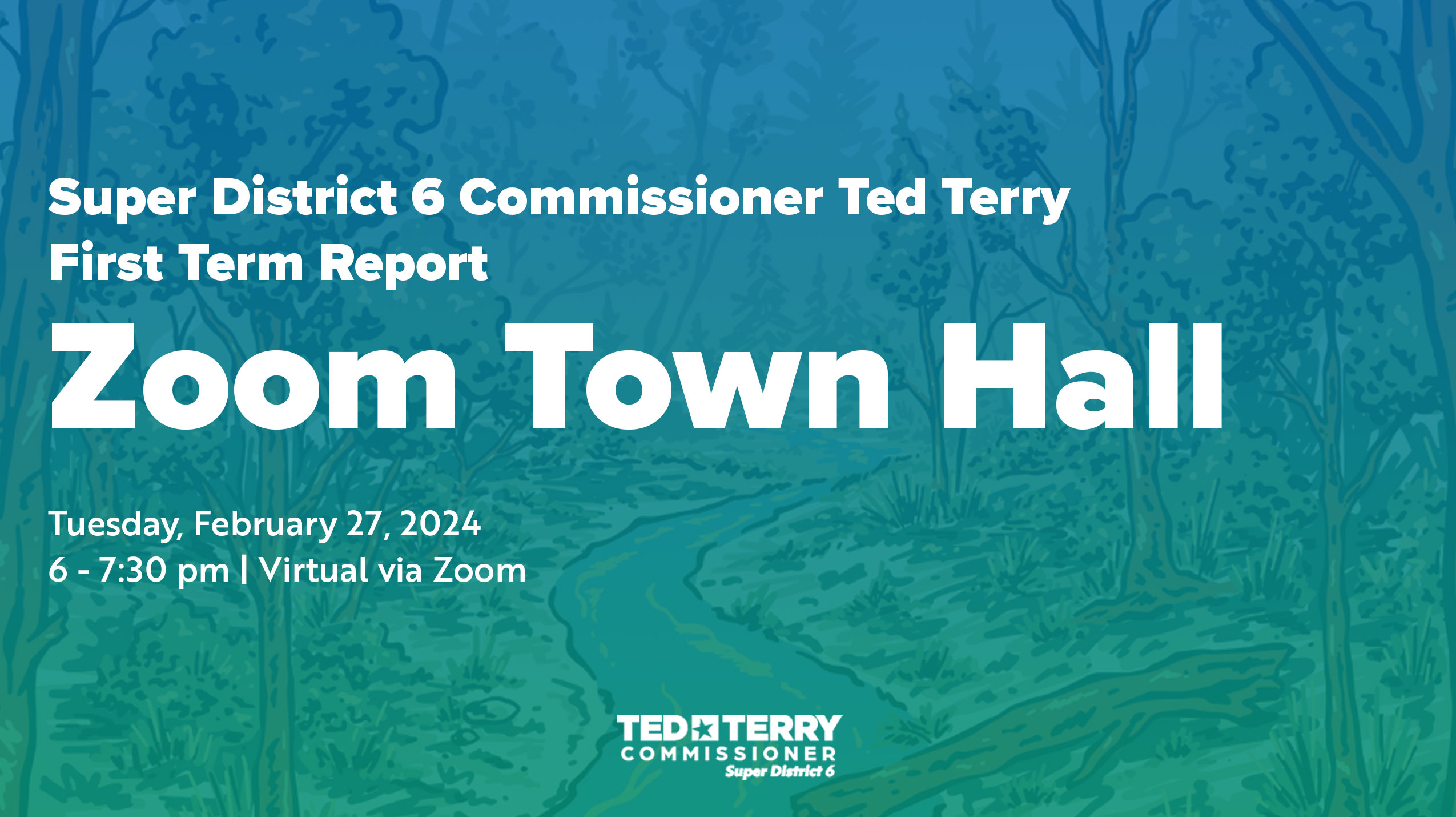 TOWN HALL: Commissioner Ted Terry First Term Report – Zoom ...